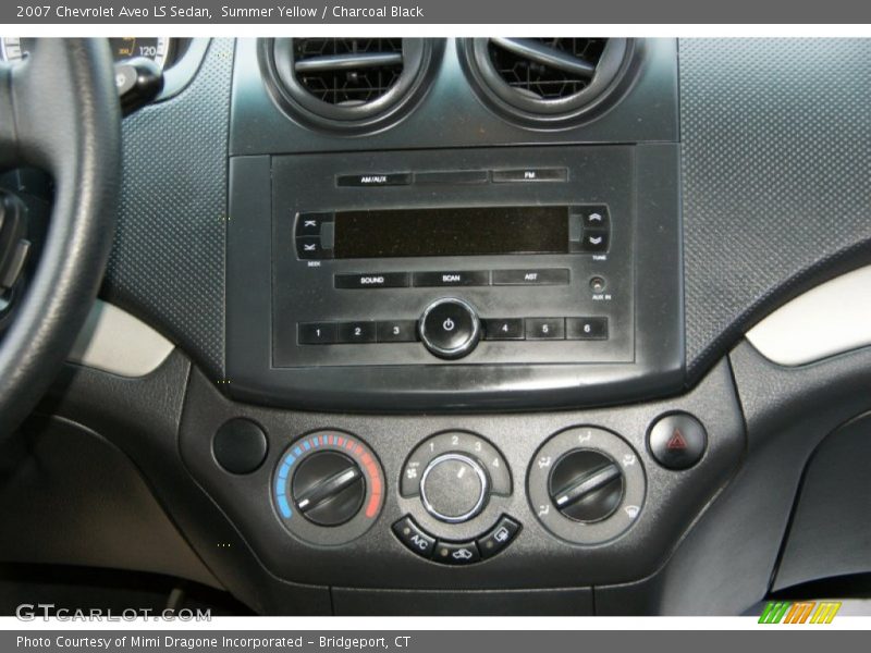 Summer Yellow / Charcoal Black 2007 Chevrolet Aveo LS Sedan