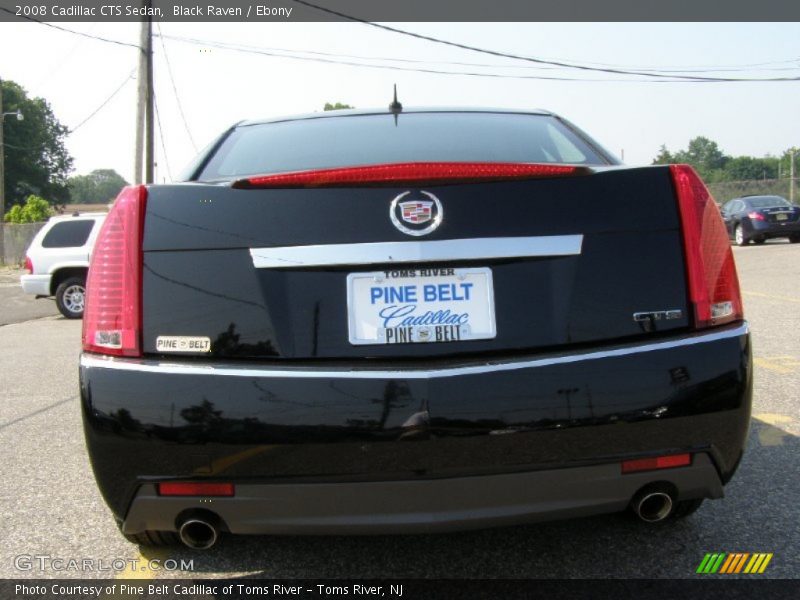 Black Raven / Ebony 2008 Cadillac CTS Sedan