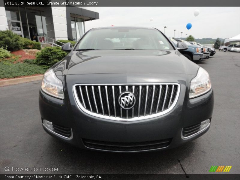 Granite Gray Metallic / Ebony 2011 Buick Regal CXL