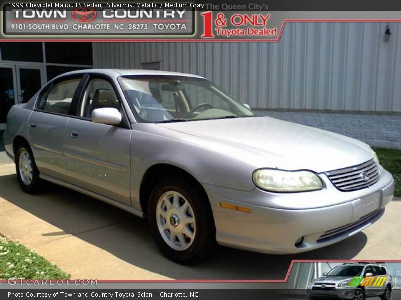 Silvermist Metallic / Medium Gray 1999 Chevrolet Malibu LS Sedan