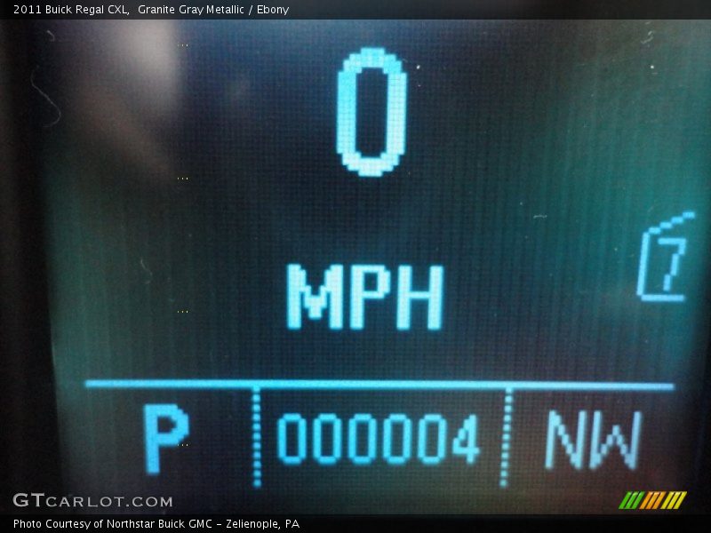 Granite Gray Metallic / Ebony 2011 Buick Regal CXL