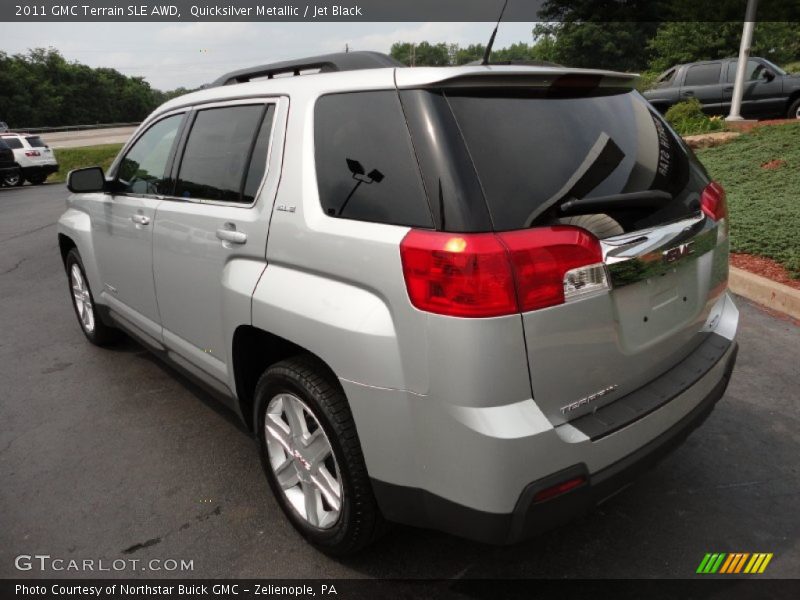 Quicksilver Metallic / Jet Black 2011 GMC Terrain SLE AWD