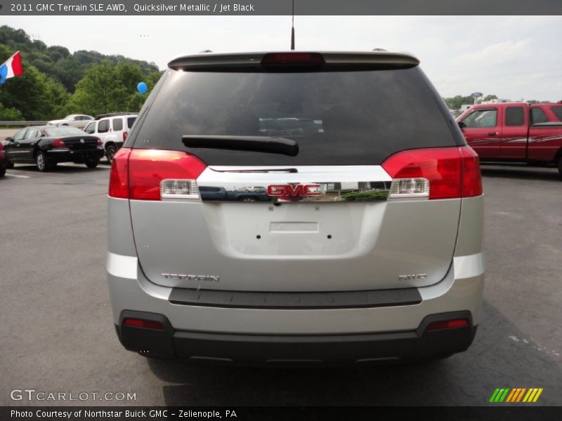 Quicksilver Metallic / Jet Black 2011 GMC Terrain SLE AWD