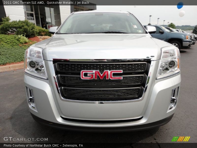 Quicksilver Metallic / Jet Black 2011 GMC Terrain SLE AWD