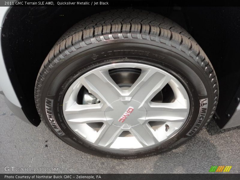 Quicksilver Metallic / Jet Black 2011 GMC Terrain SLE AWD