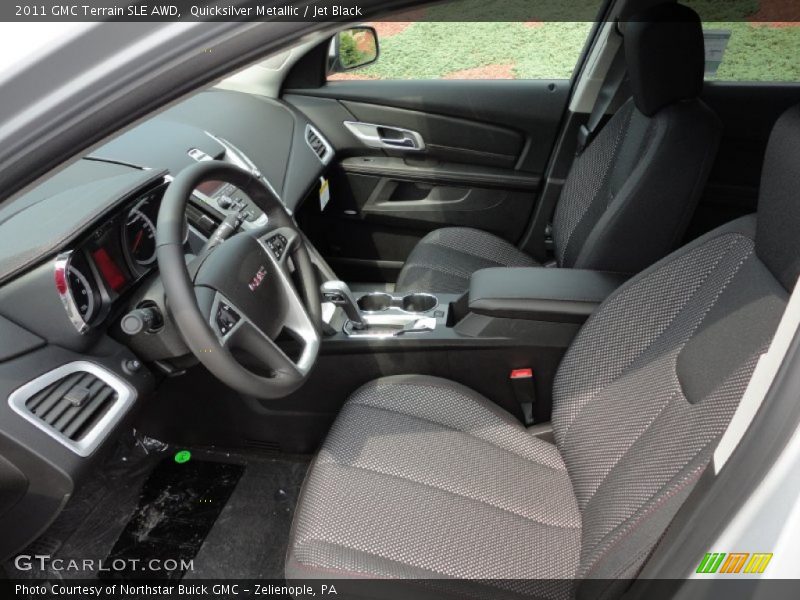 Quicksilver Metallic / Jet Black 2011 GMC Terrain SLE AWD