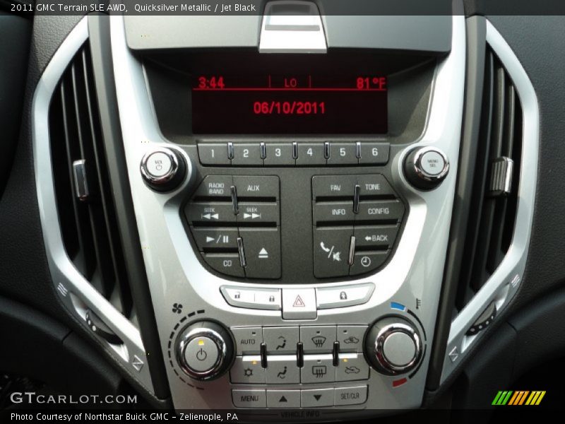 Quicksilver Metallic / Jet Black 2011 GMC Terrain SLE AWD