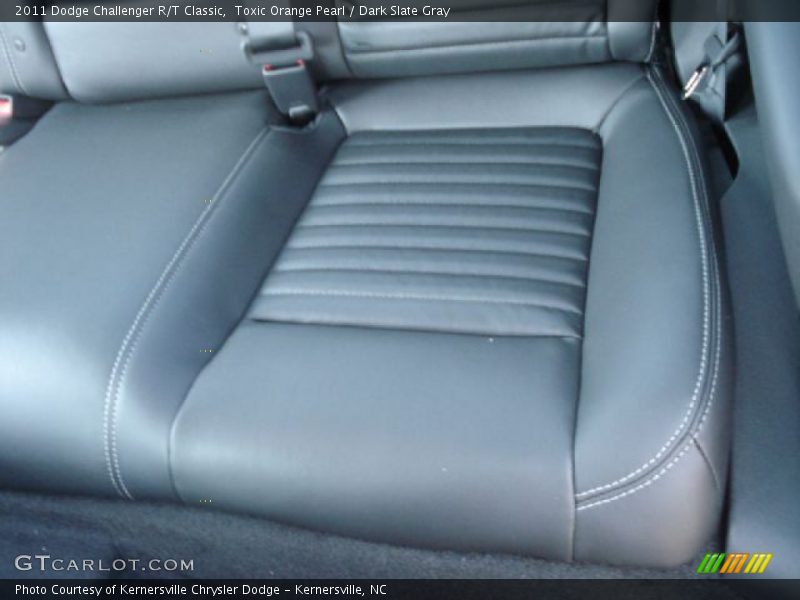 Toxic Orange Pearl / Dark Slate Gray 2011 Dodge Challenger R/T Classic