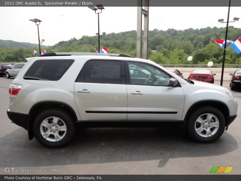 Quicksilver Metallic / Ebony 2011 GMC Acadia SL
