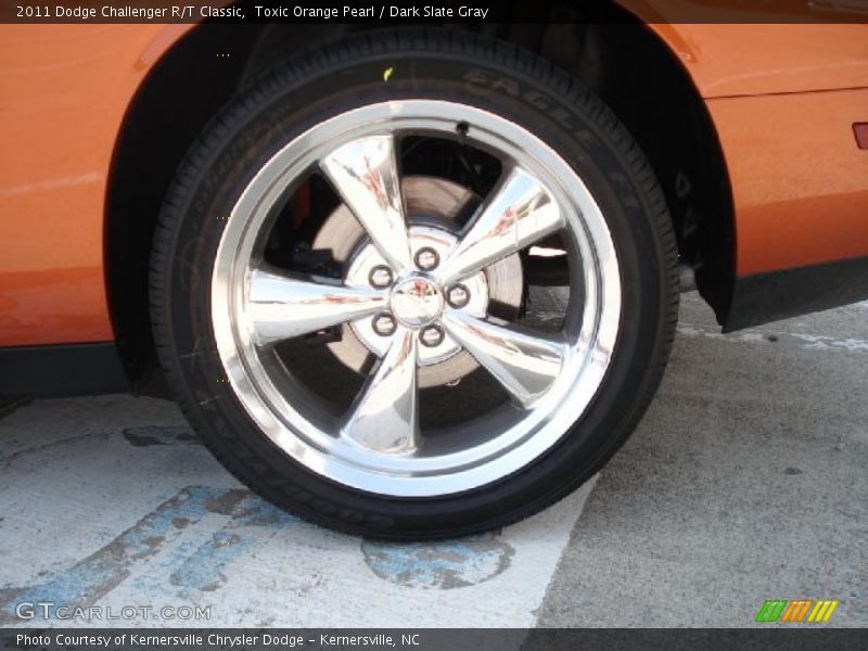 Toxic Orange Pearl / Dark Slate Gray 2011 Dodge Challenger R/T Classic