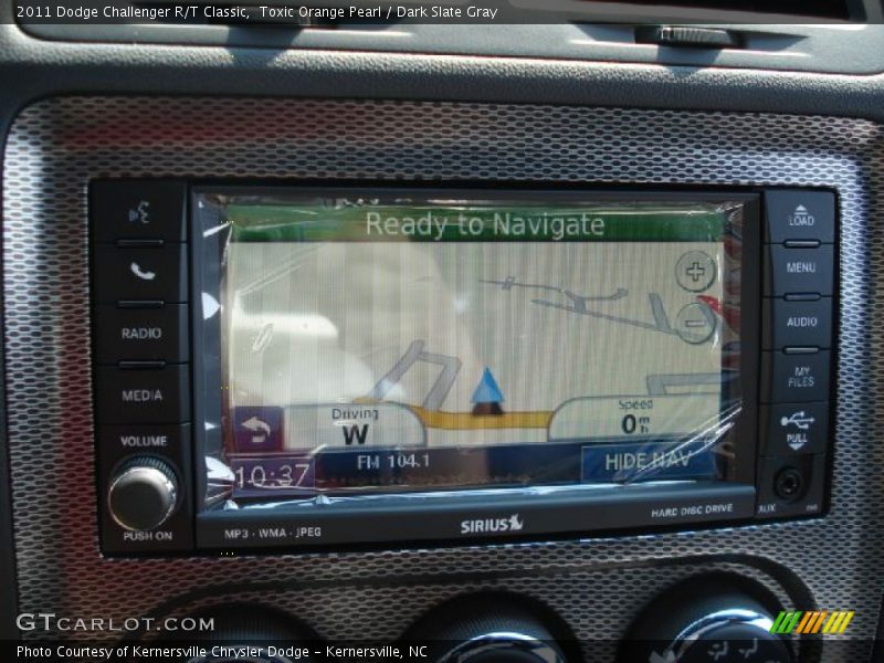 Toxic Orange Pearl / Dark Slate Gray 2011 Dodge Challenger R/T Classic