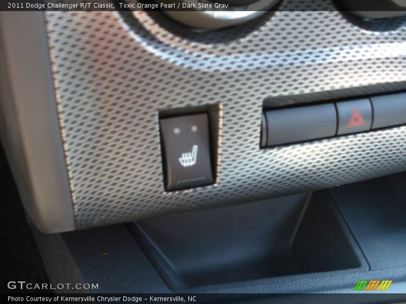 Toxic Orange Pearl / Dark Slate Gray 2011 Dodge Challenger R/T Classic