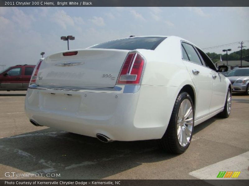 Bright White / Black 2011 Chrysler 300 C Hemi