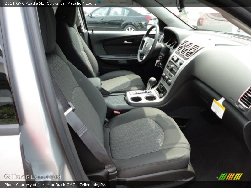 Quicksilver Metallic / Ebony 2011 GMC Acadia SL