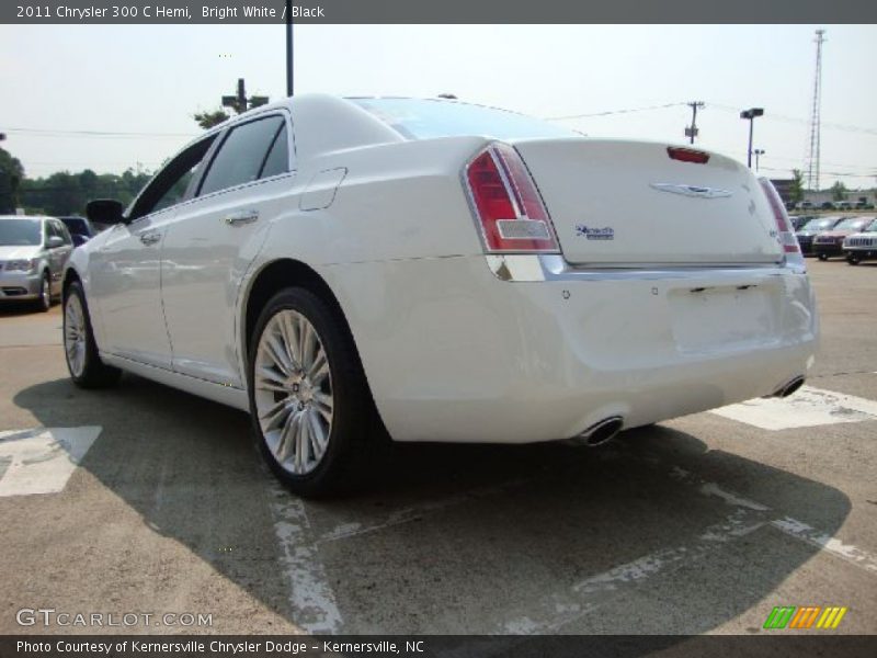Bright White / Black 2011 Chrysler 300 C Hemi