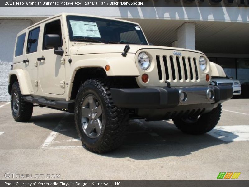 Sahara Tan / Black/Dark Saddle 2011 Jeep Wrangler Unlimited Mojave 4x4