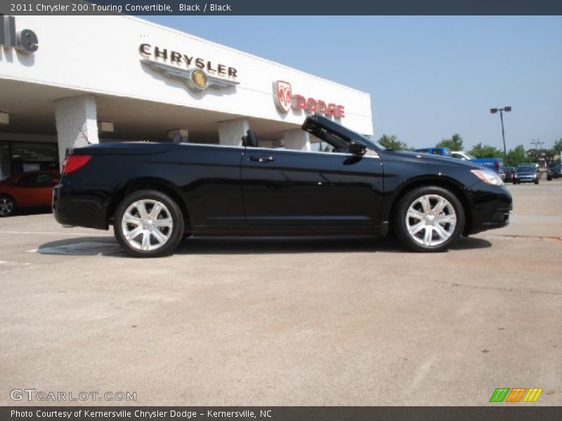 Black / Black 2011 Chrysler 200 Touring Convertible