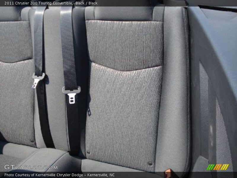 Black / Black 2011 Chrysler 200 Touring Convertible