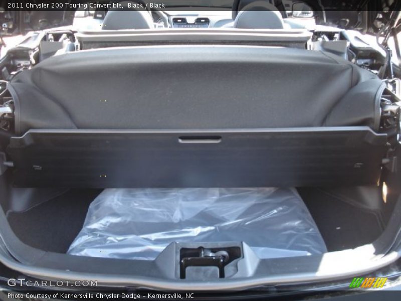 Black / Black 2011 Chrysler 200 Touring Convertible