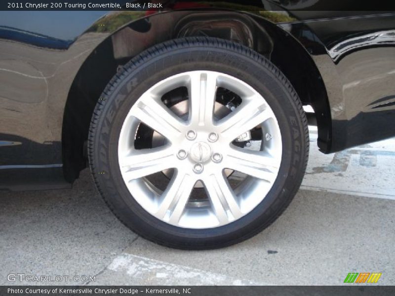 Black / Black 2011 Chrysler 200 Touring Convertible