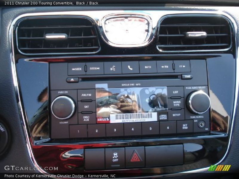 Controls of 2011 200 Touring Convertible