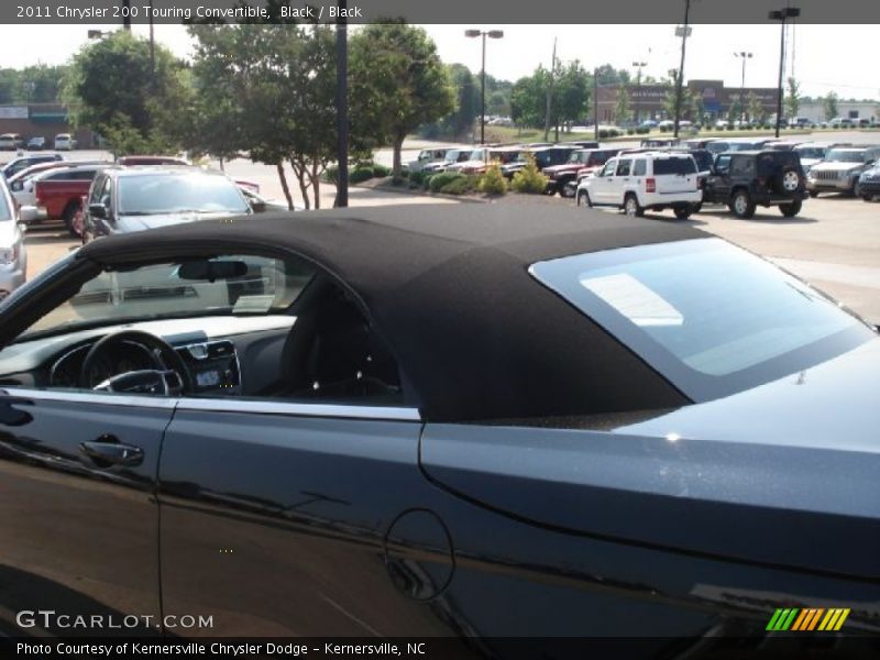 Black / Black 2011 Chrysler 200 Touring Convertible