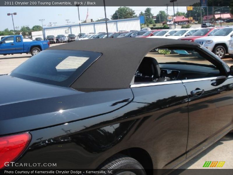 Black / Black 2011 Chrysler 200 Touring Convertible