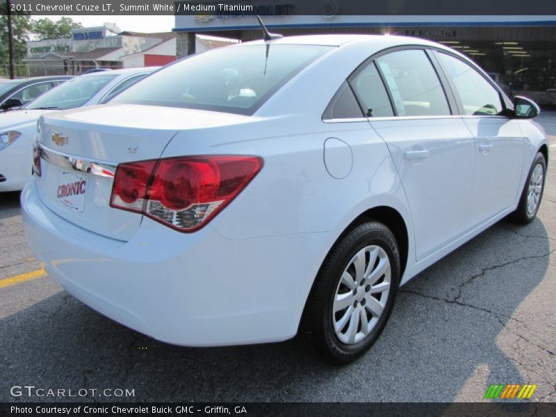 Summit White / Medium Titanium 2011 Chevrolet Cruze LT