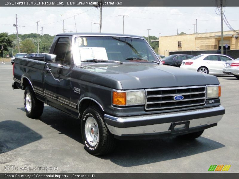  1991 F150 XLT Regular Cab Dark Grey Metallic