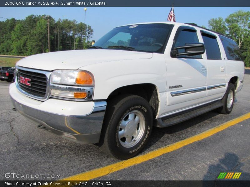 Summit White / Graphite 2000 GMC Yukon XL SLE 4x4