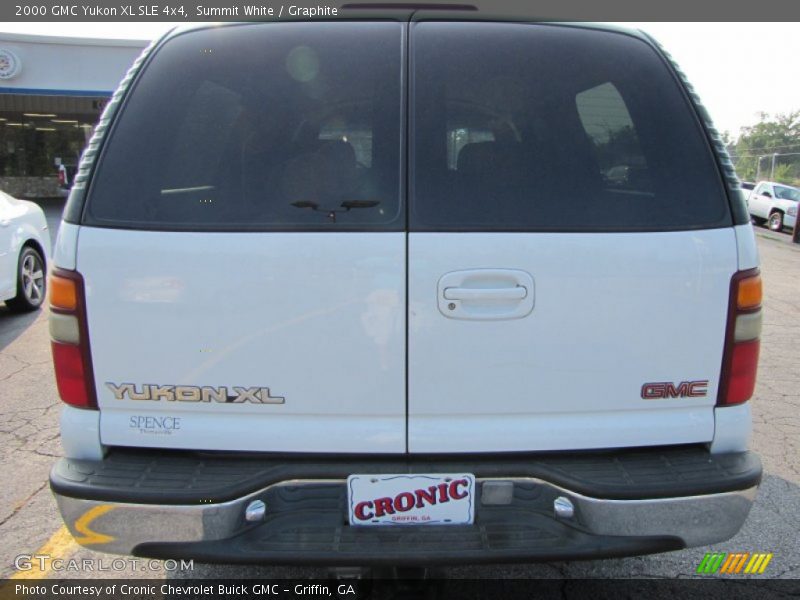 Summit White / Graphite 2000 GMC Yukon XL SLE 4x4