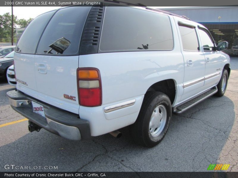 Summit White / Graphite 2000 GMC Yukon XL SLE 4x4