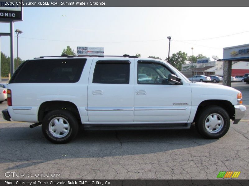 Summit White / Graphite 2000 GMC Yukon XL SLE 4x4