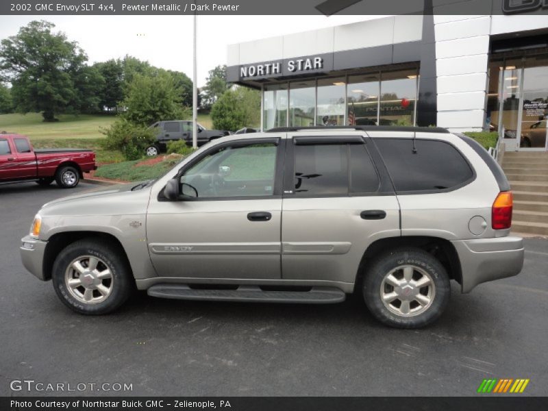 Pewter Metallic / Dark Pewter 2002 GMC Envoy SLT 4x4