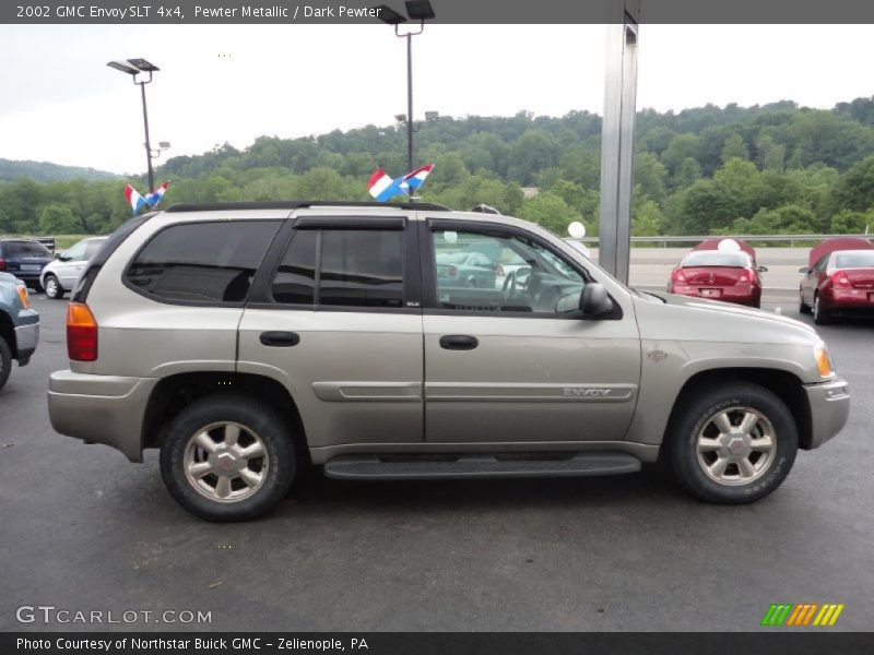 Pewter Metallic / Dark Pewter 2002 GMC Envoy SLT 4x4