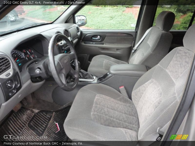 Pewter Metallic / Dark Pewter 2002 GMC Envoy SLT 4x4