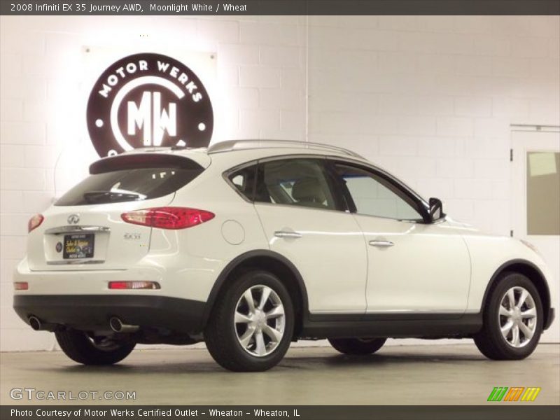 Moonlight White / Wheat 2008 Infiniti EX 35 Journey AWD