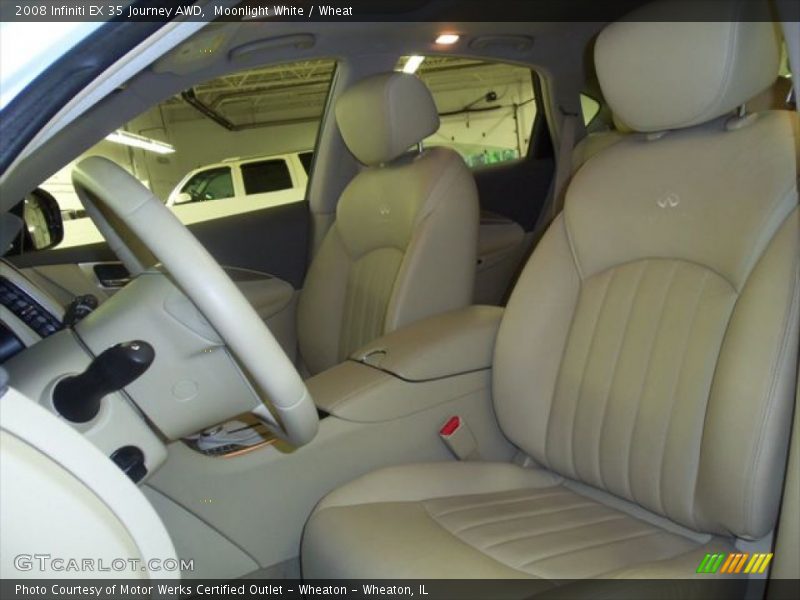 Moonlight White / Wheat 2008 Infiniti EX 35 Journey AWD