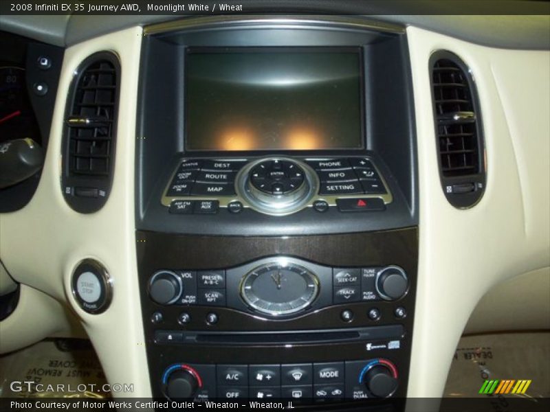 Moonlight White / Wheat 2008 Infiniti EX 35 Journey AWD