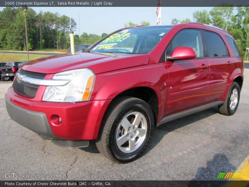 Salsa Red Metallic / Light Gray 2006 Chevrolet Equinox LT