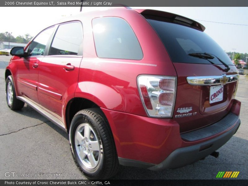 Salsa Red Metallic / Light Gray 2006 Chevrolet Equinox LT