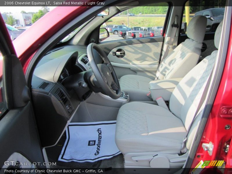 Salsa Red Metallic / Light Gray 2006 Chevrolet Equinox LT
