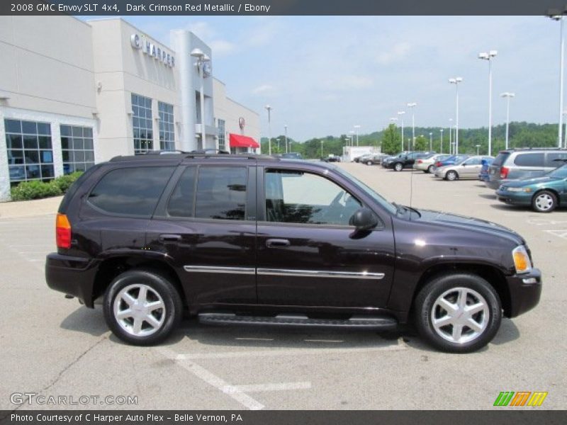 Dark Crimson Red Metallic / Ebony 2008 GMC Envoy SLT 4x4