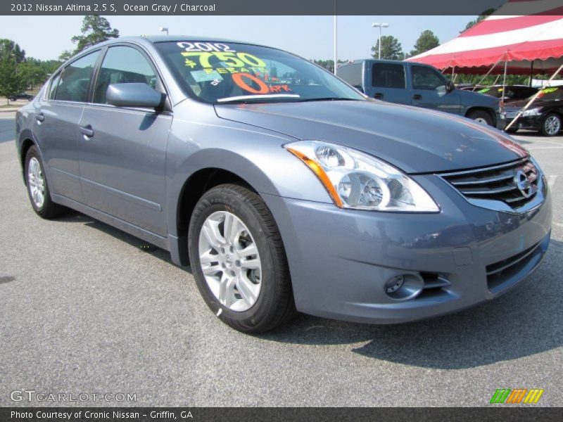 Ocean Gray / Charcoal 2012 Nissan Altima 2.5 S