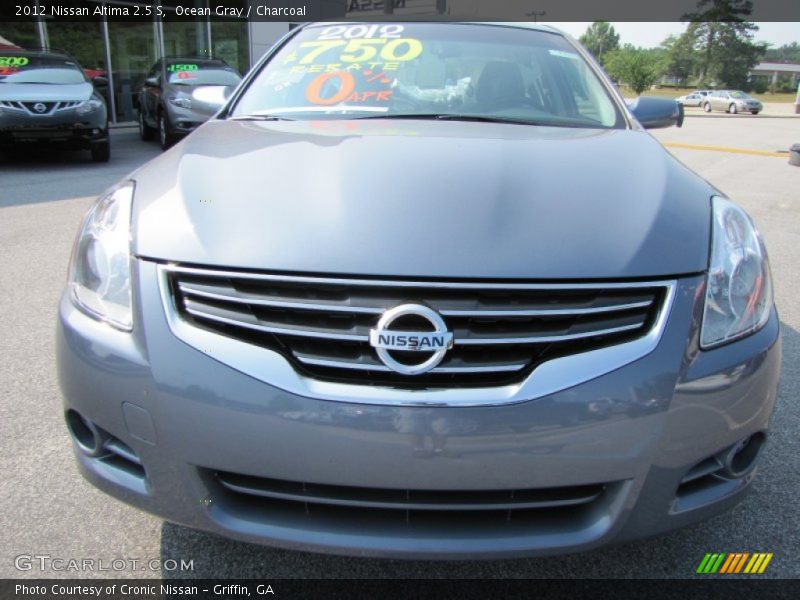 Ocean Gray / Charcoal 2012 Nissan Altima 2.5 S