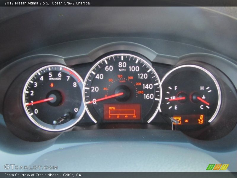  2012 Altima 2.5 S 2.5 S Gauges