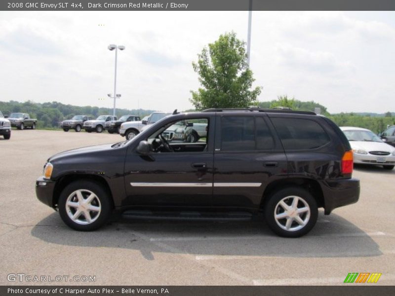 Dark Crimson Red Metallic / Ebony 2008 GMC Envoy SLT 4x4