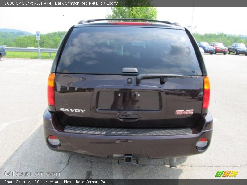 Dark Crimson Red Metallic / Ebony 2008 GMC Envoy SLT 4x4