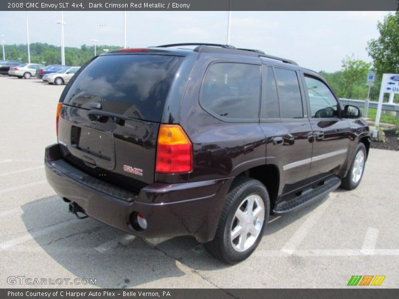 Dark Crimson Red Metallic / Ebony 2008 GMC Envoy SLT 4x4