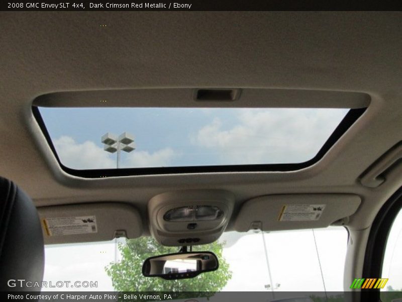 Dark Crimson Red Metallic / Ebony 2008 GMC Envoy SLT 4x4